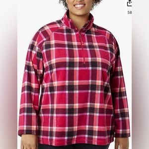 Eddie Bauer Women's Ultra Soft Fleece 1/4 Zip Long Sleeve Pullover